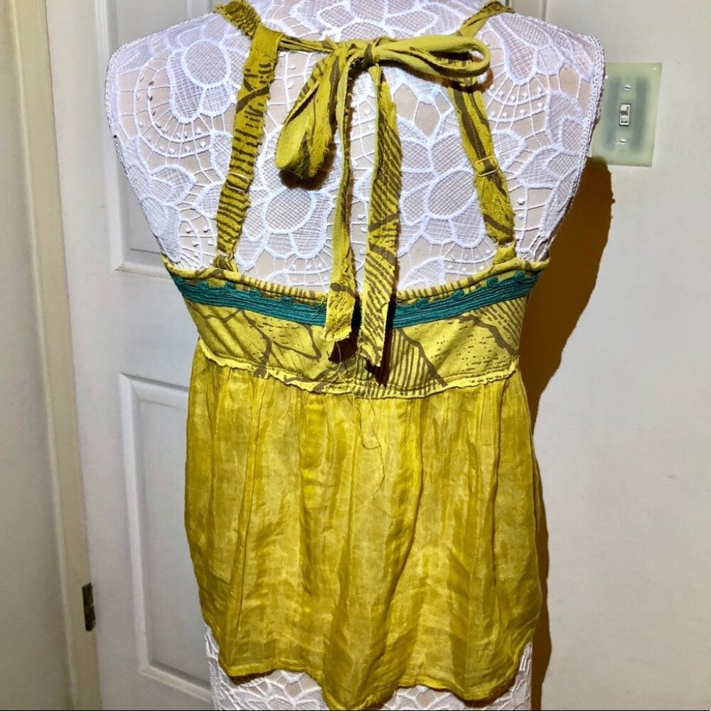 Yellow Embroidered Top - Picture 3 of 5